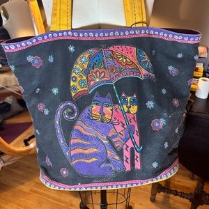 Laurel Burch cat tote